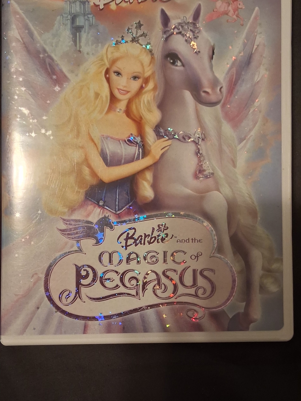 Barbie Magic of Pegasus DVD - Pink, Purple & White Artwork